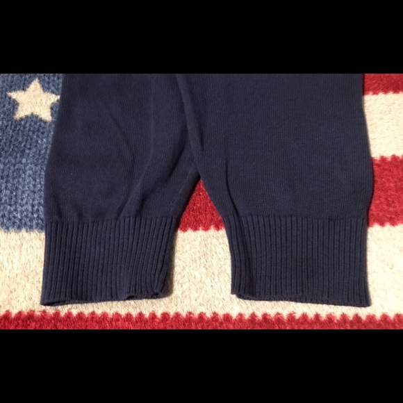 NWOT Vintage Tommy Hilfiger Navy Crew sweater L sportsman sail pwing Golf Rlx 1 - Picture 10 of 10